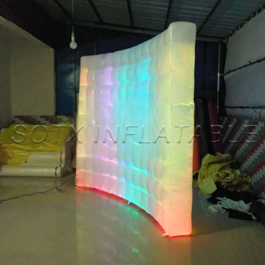 Colorful Spotlights For Sale Nicely Led Lighting Inflatable Bar Table/Counter,Advertising Logo Wall,Dj Booth Divider With
