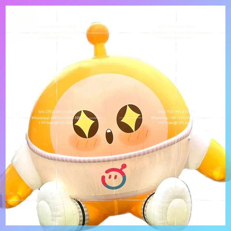outdoor model lighting children's day Inflatable egg cub party large shopping mall parent-child interaction