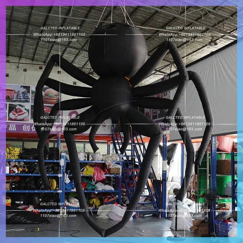 Inflatable Colorful Spider Advertising Inflatable Toys Halloween Spider Balloon Event Decoration  Props-Toys