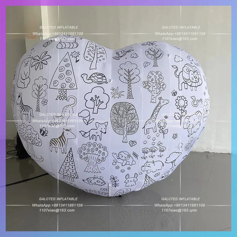 proposal confession wedding romantic Inflatable Graffiti DIY LOVE model atmosphere coloring interactive lighting props