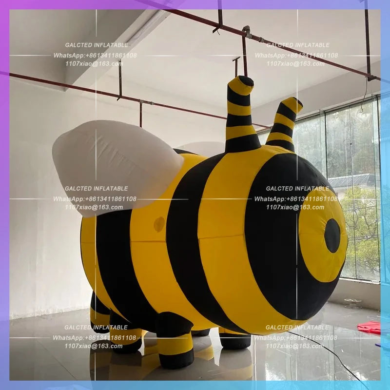 Spring Park Mall Bar Giant inflatable bee model Scenic Area camping outdoor decoration props