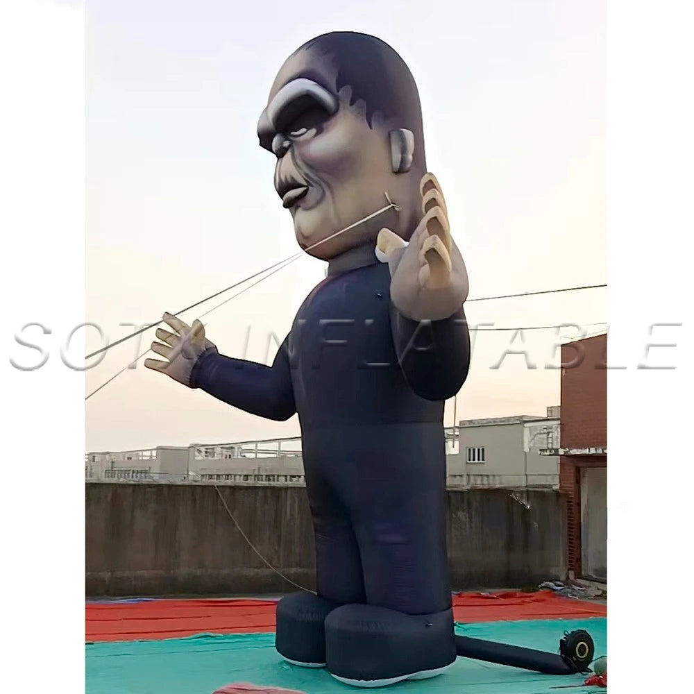 Halloween Decoration 3-8m Giant Outdoor Inflatable Zombie Customized 20ft Event Cartoon Character For