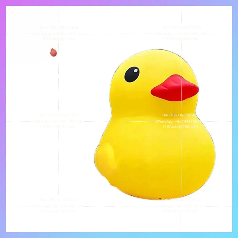 stage lighting bar cruise interactive Inflatable yellow duck air modelatmosphere foil IP customization