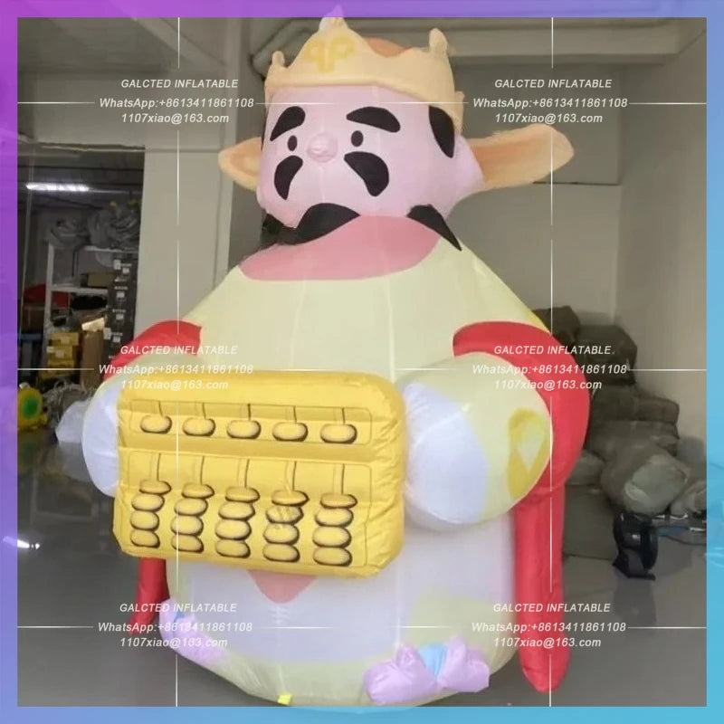 inflatable god of wealth chinese year Chinatown new year festival  hometown lucky cartoon man for spring activity decoration