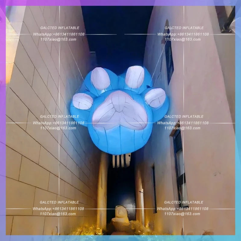 huge sole for advertising decoration Animal inflatable foot cat bear foots