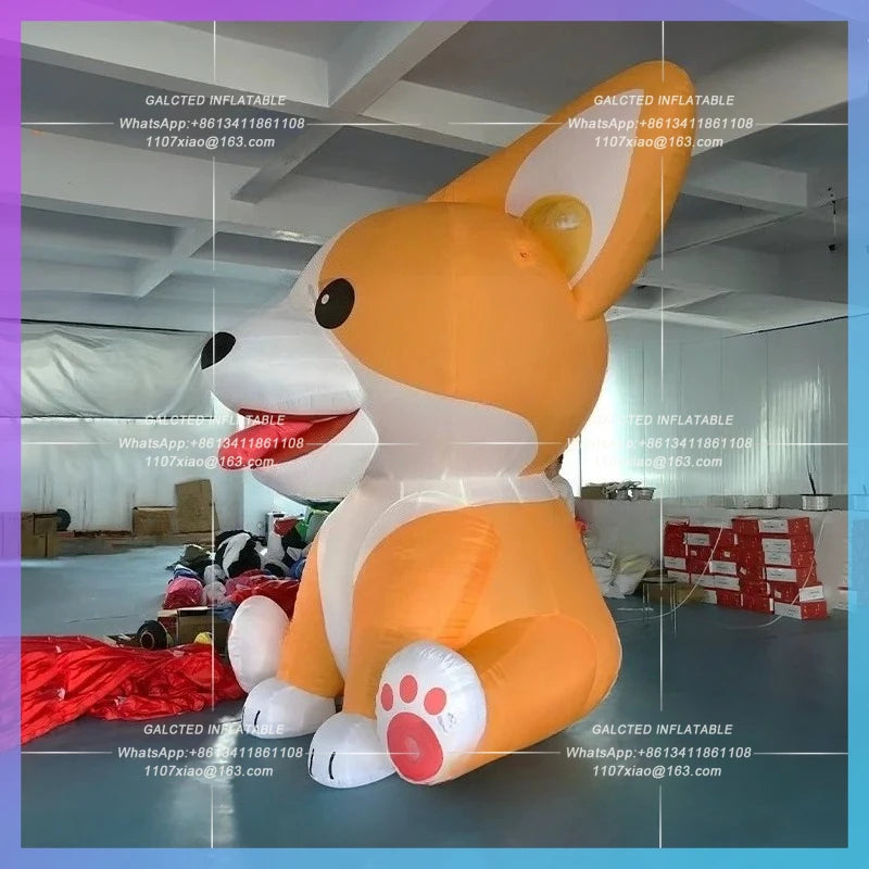 Inflatable Animal for Advertising Lovely Inflatable Pet Dog Customize Decoration Cute Cartoon Dog Inflatable