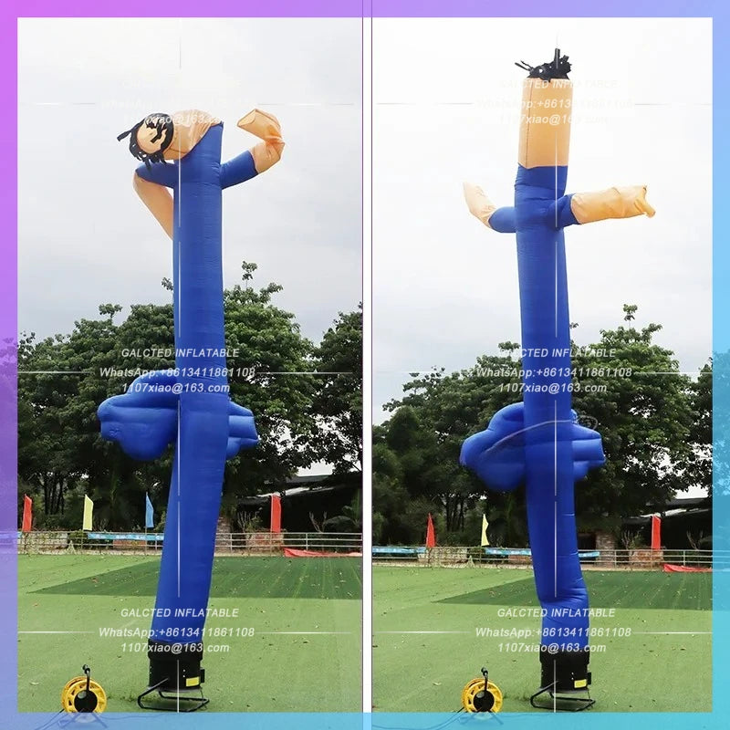 Inflatable Sky Dancer Advertising Inflatable Toys 6m/ 20ft High  Air Tube Man Blow Up Dancer for Outdoor Event-Toys