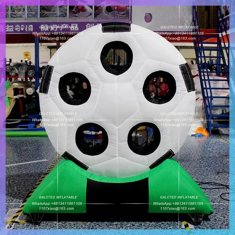 Game / 6.5 Feet High Customized 2mH Inflated Football Dart Board For  Inflatable Soccer Shooting Target Toy
