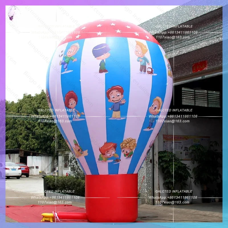 Inflatable Ground Balloon Digital Customized 5 Meters Tall Giant Printing Airblown Balloon for Decoration Toys