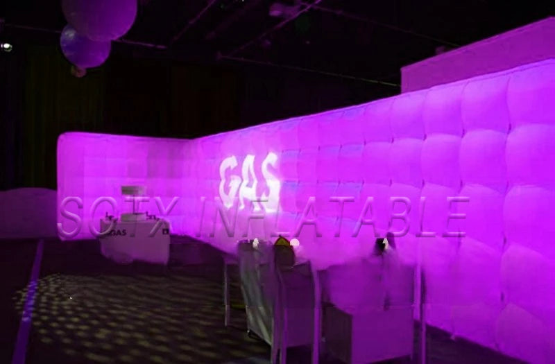 trade exhibition brightest LED inflatable background wall for