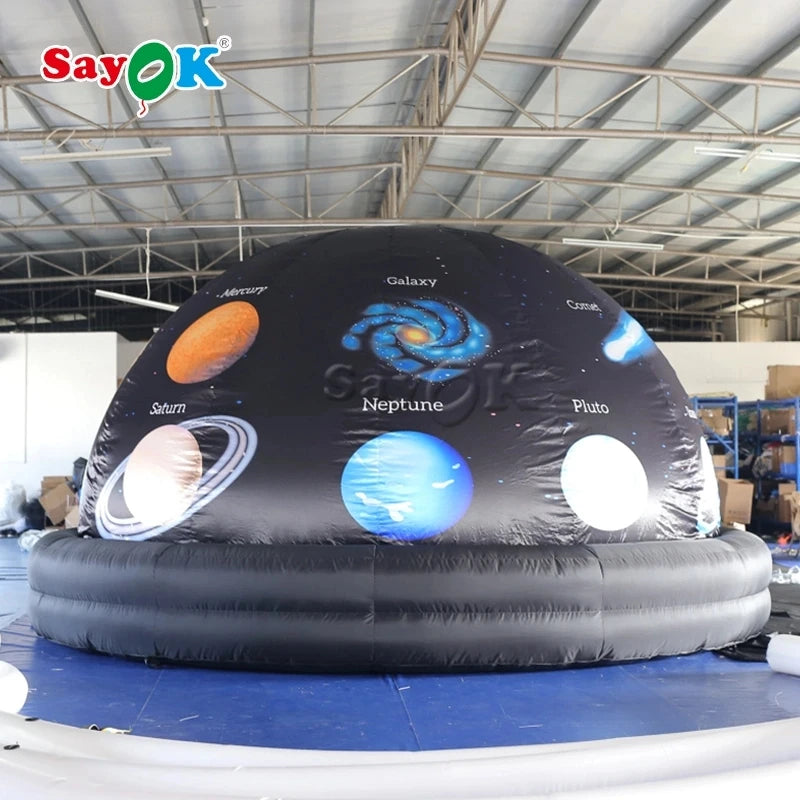 Sayo Giant Inflatable Planetarium Dome Tent With Air Blower Inflatable Planetarium Dome Tent For Kids School Education Teaching