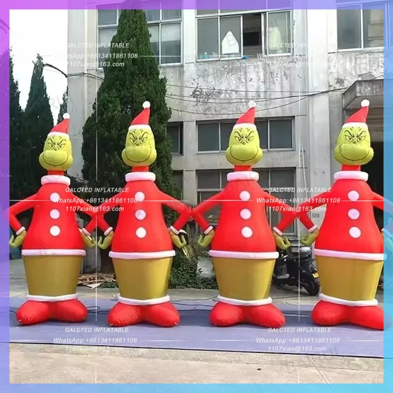 inflatable christmas cartoon man Huge  for new year advertising decoration