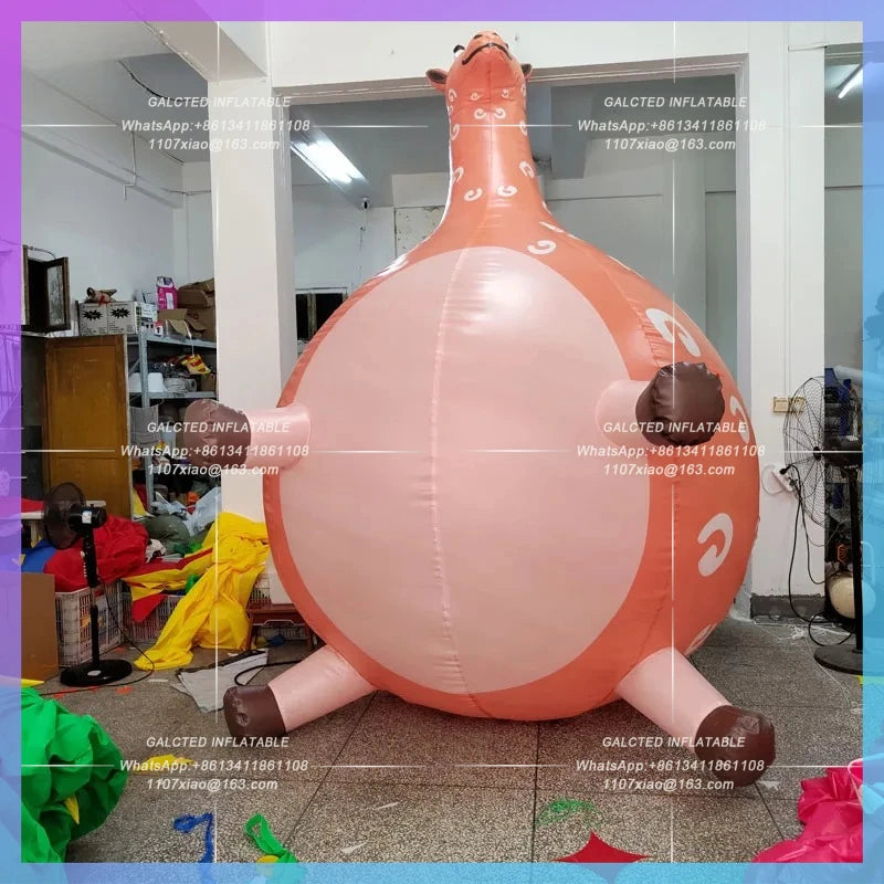 crocodile giraffe zebra leopard circus stage Giant inflatable animal model performance zoo advertising props can be customized