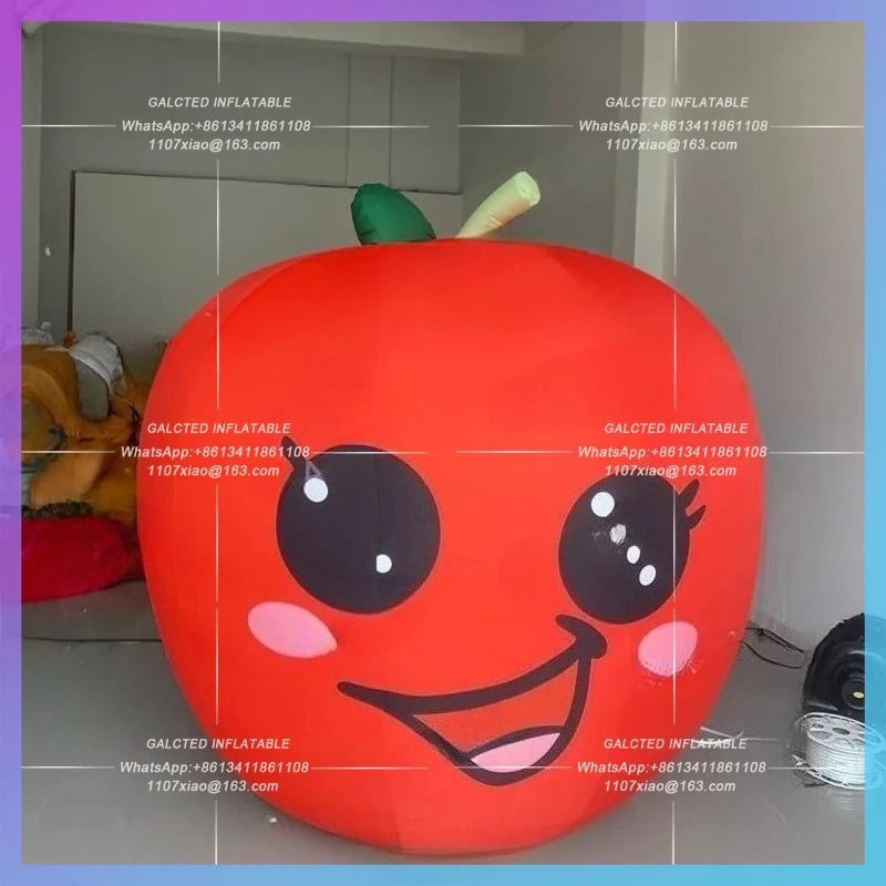 fruit summer fruit market advertising Huge inflatable red apple cartoon cute