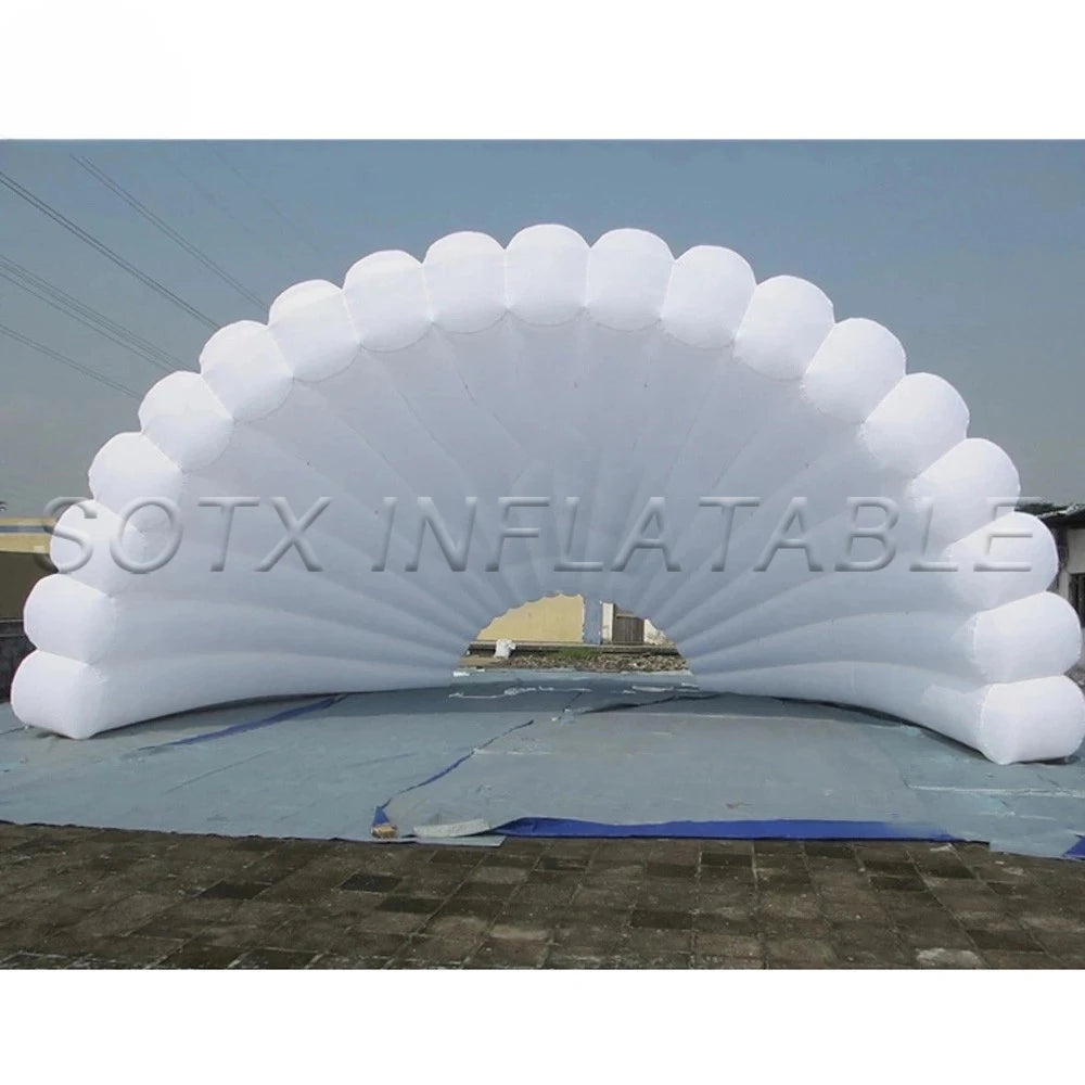 event music concert Newcommercial Igloo Large Inflatable Stage Cover White Shell dome Tents And Shelters Patio party for Wedding