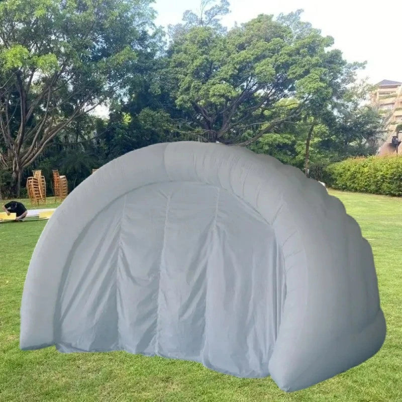 Wedding Trade Show 5.5m Dia.Giant Inflatable Helmet Dome Tent Inflatable Igloo Dome Tent with Door for Events Conferences