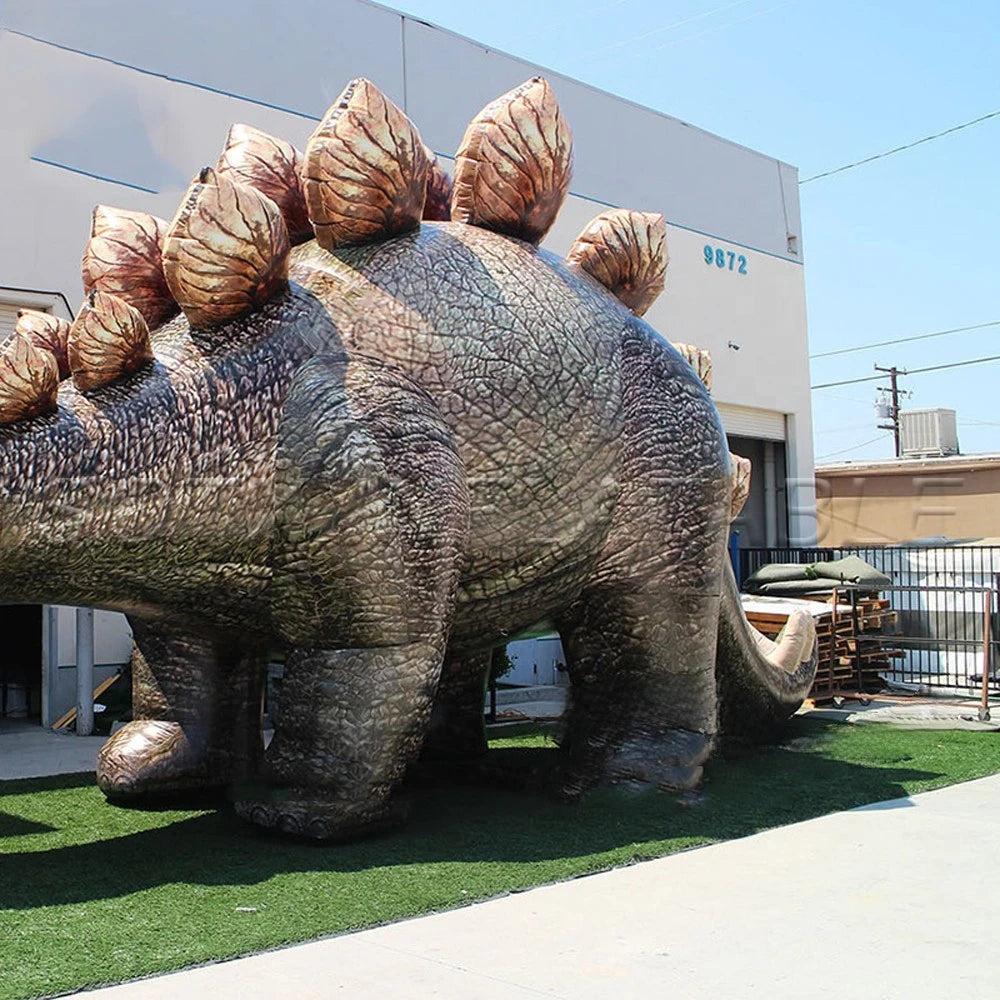Park Zoo Promotional Outlet Festival Outdoors City Parade Giant Inflatable Stegosaurus Oxford Inflated Dinosaur Balloon For