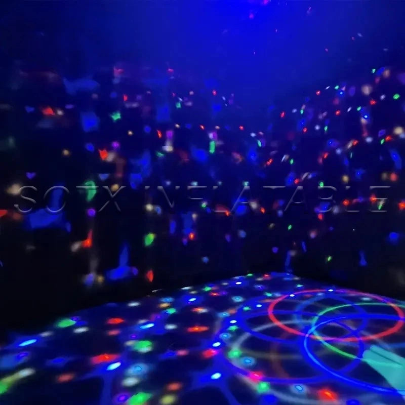 Outdoor Shows Birthday Nightclub Tent Disco Light Portable Black Cube Party Tent Square Gazebo Event Room Company for
