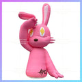 rabbits lucky animal doll Pink inflatable giant rabbit music concert decoration balloon