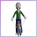 personalized image IP Custom Inflatable human back modelInteractive Tour Comic Show Tour Parade Clap Interactive Props