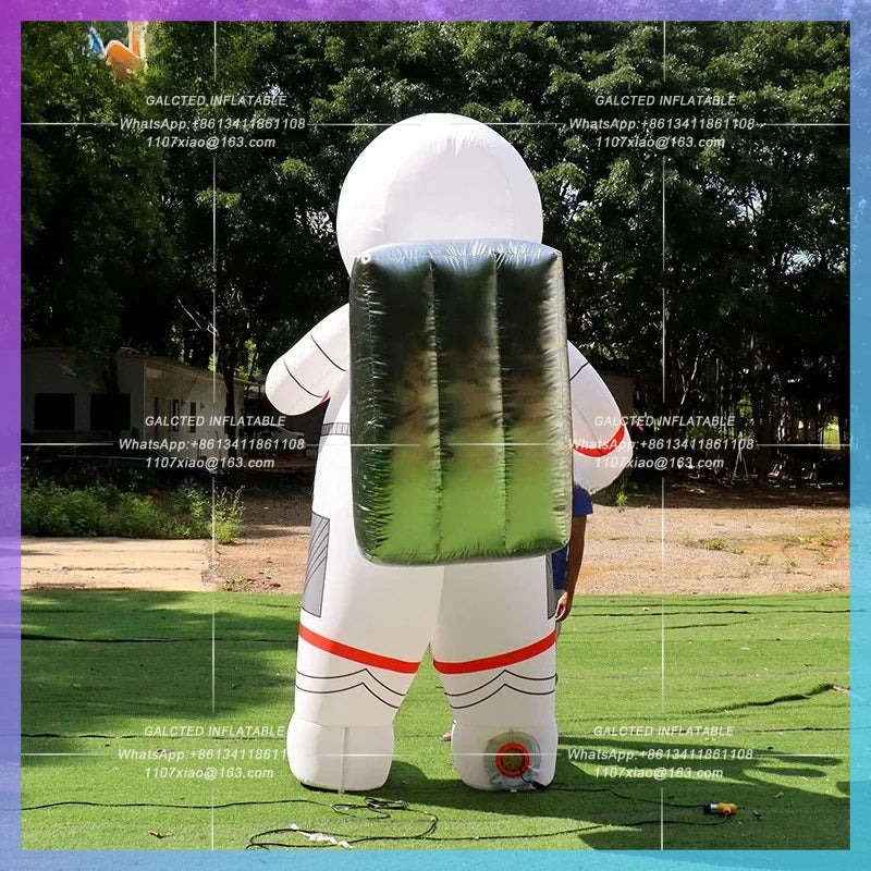 Inflatable Astronaut Model With LED Lights Inflatable Toys 3mH/5mH  For Decoration Custom Made Inflated Space Pilot - Toys