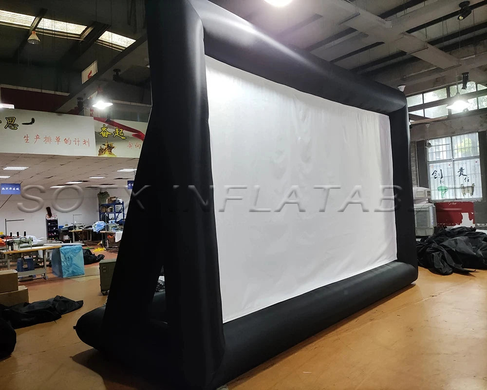 Cinema for events Giant Inflatable Projector Movie Screen16:9 Outdoor Home Backyard inflatable Theatre Film Projection Screen