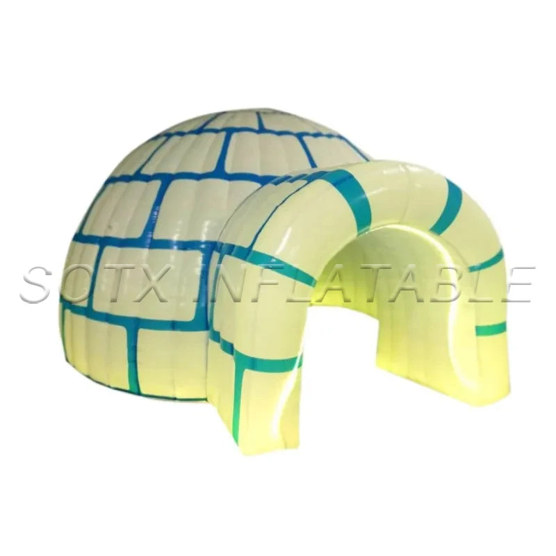 Wedding Show Exhibition Giant Inflatable Dome Tent Inflatable Igloo Dome Tent Marquee Lighting House for Party