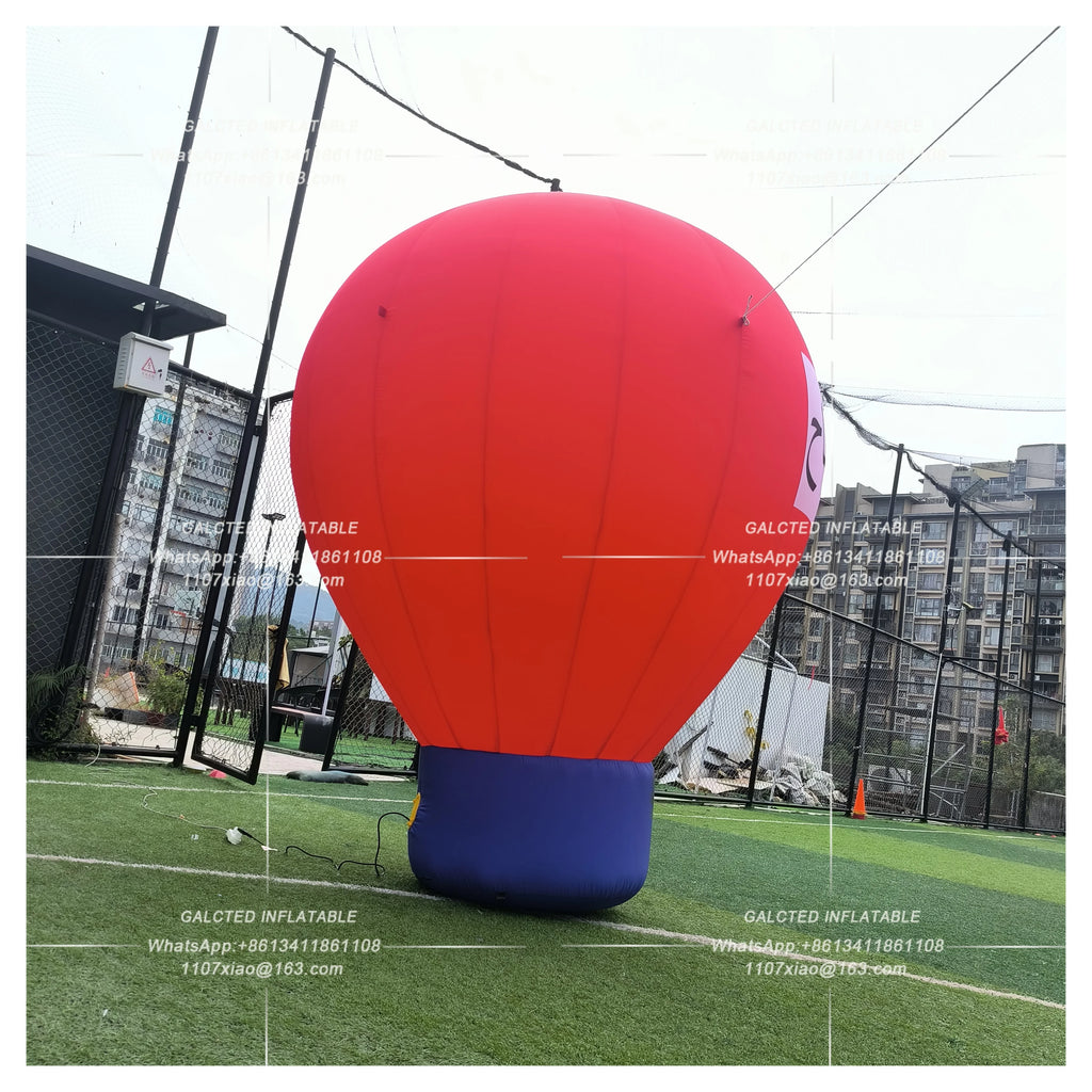Inflatable Hot Air Balloon With Blower Giant Outdoor Advertising Event Display And Carnival Promotion