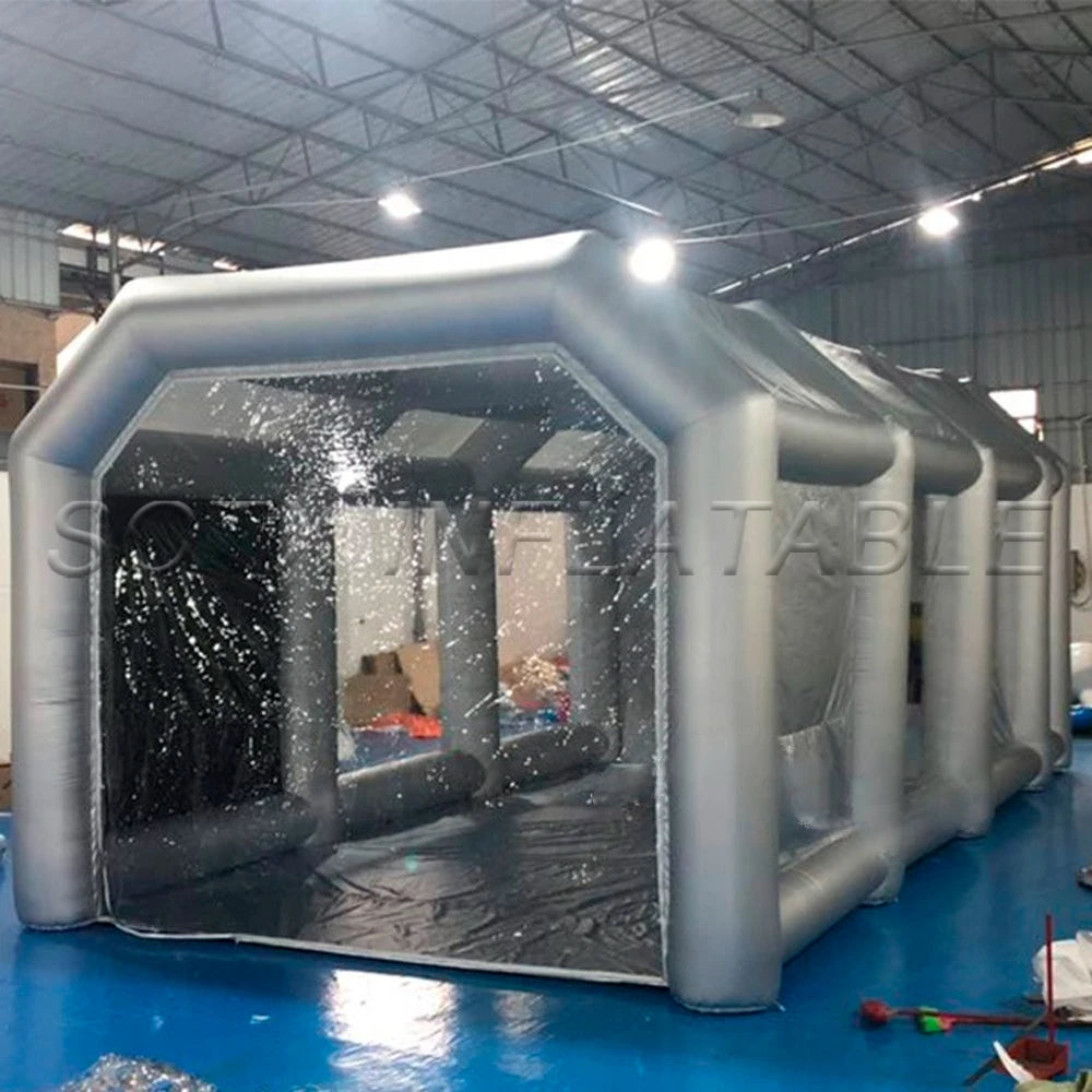 To Most Car Models Automobile Giant Inflatable Car Workstation Spray Paint Booth Tan Spray Painting Booths Sewinfla Applicable