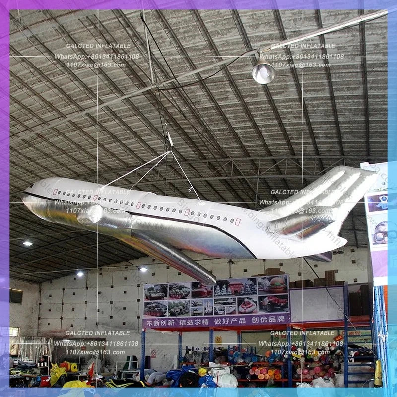 Inflatable Aircraft Inflatable Toys Vivid Suspended For Advertising Aviation Plane Series Decoration-Toys