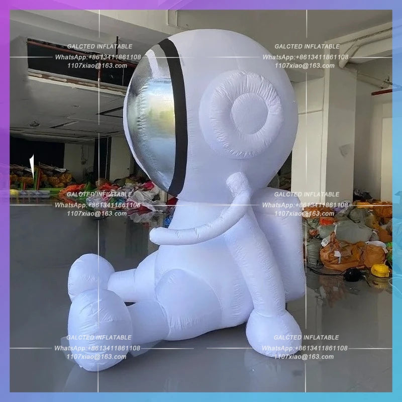 inflatable white astronaut portable inflatable huge astronaut character