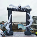 Holiday Decoration 2023 White Horror Ghost Winding Halloween Inflatable Square Arch For