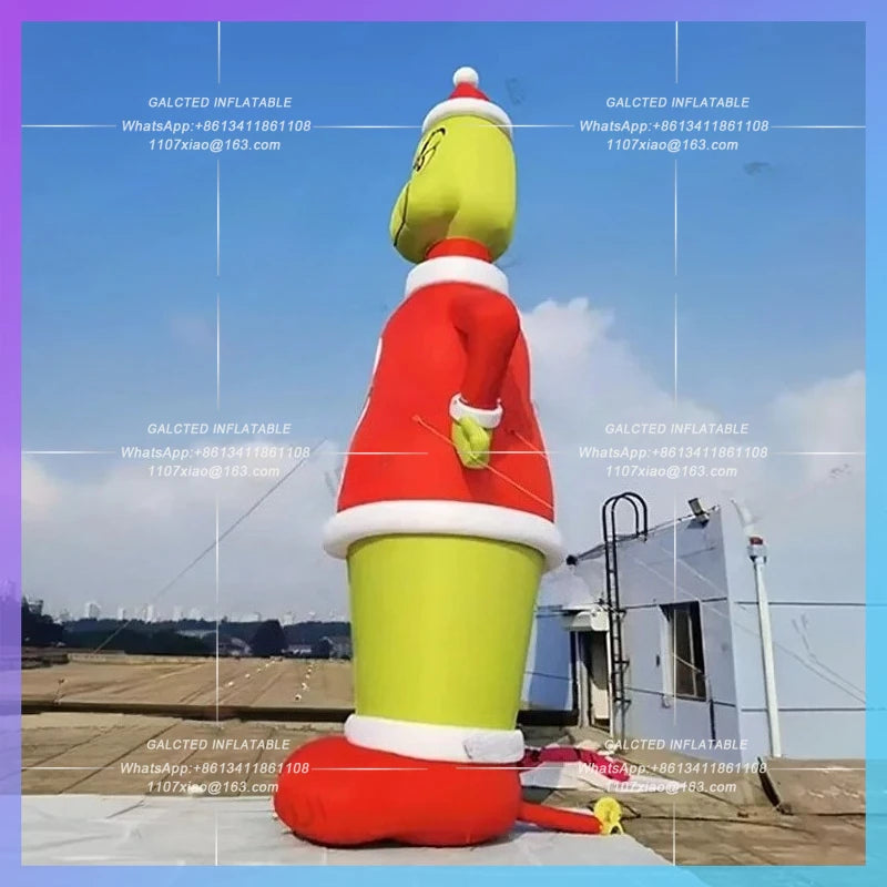 inflatable christmas cartoon man Huge  for new year advertising decoration