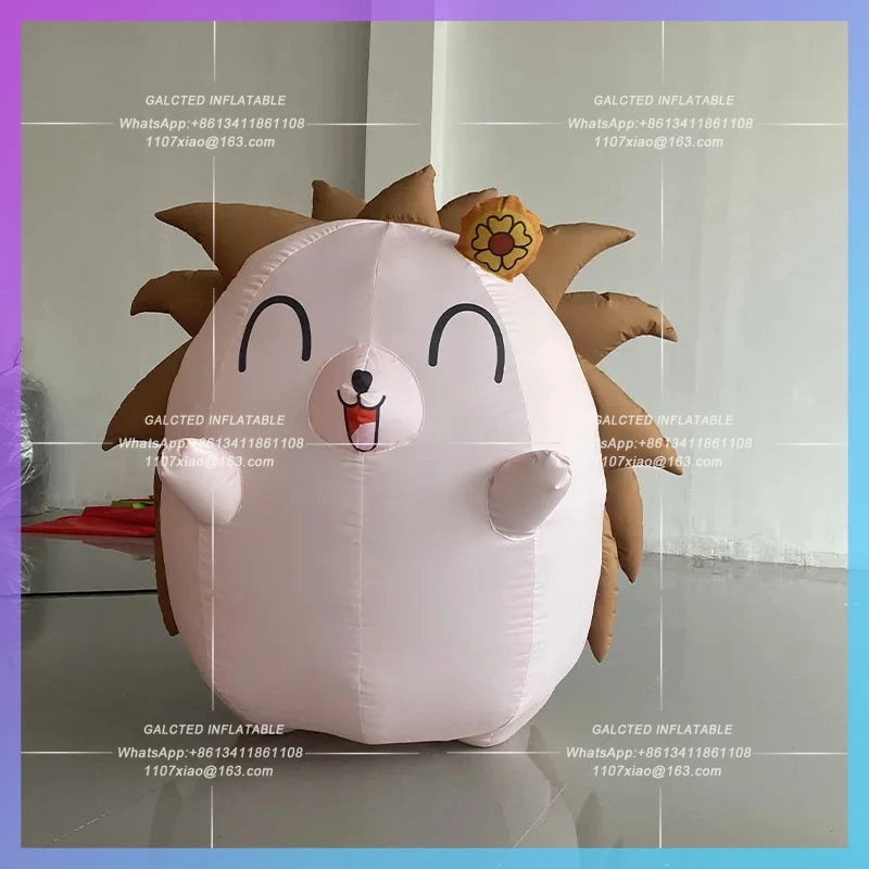 theme park Zoo Pet Festival Pet Inflatable cartoon cute hedgehog gas model Festival corporate mascot custom