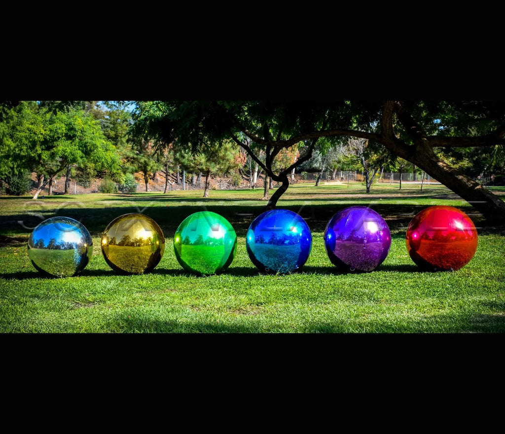 Ground DecorationInflatable Mirror Sphere Airtight Party Wedding Balloons Silver Gold Giant Mirror Ball Disco Balls For Ceiling
