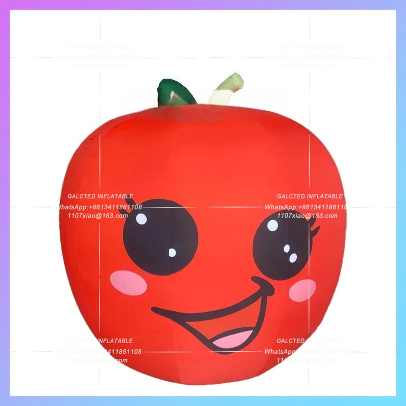 fruit summer fruit market advertising Huge inflatable red apple cartoon cute