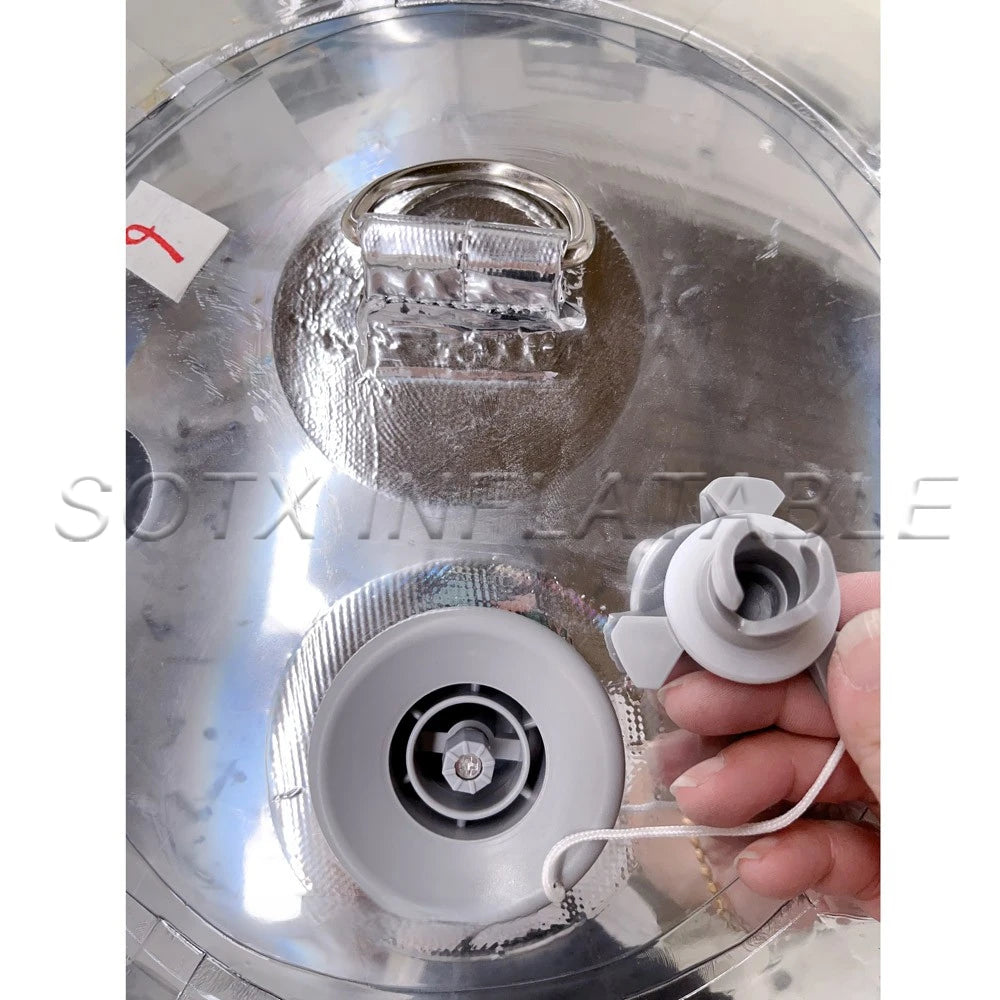 Party Nightclub Decoratio Inflatable Mirror Ball Silvery Iridescent Mirror Sphere Balloon Reflective Metallic Sphere For Wedding