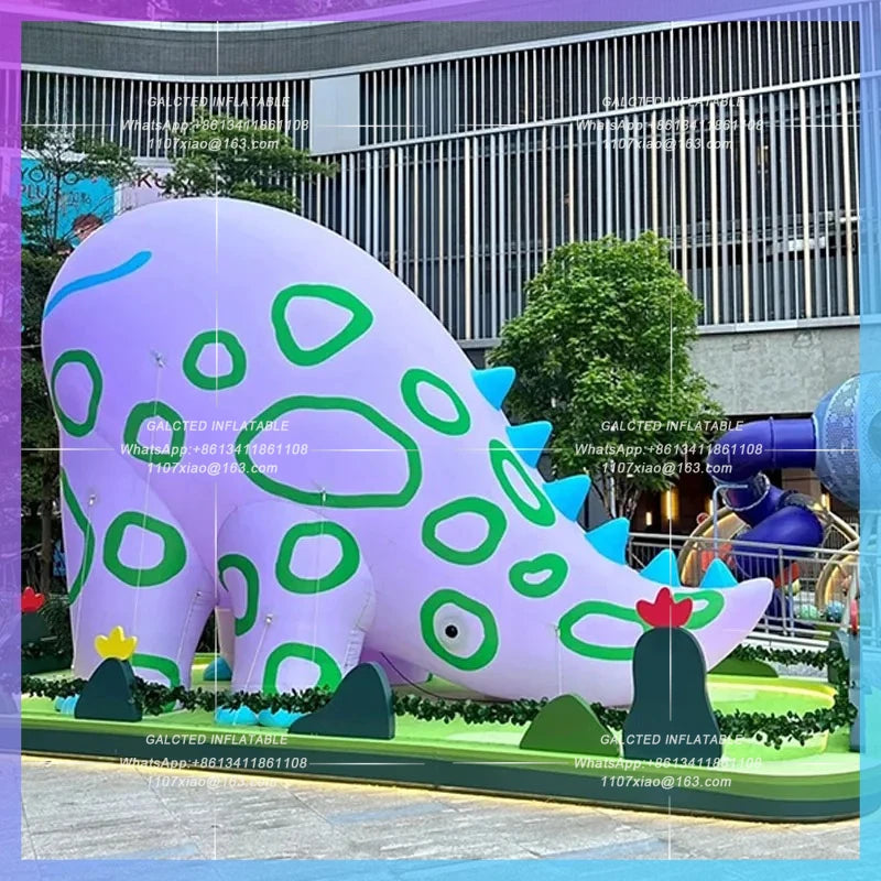 children's theme park music Inflatable cartoon graffiti creative dinosaur gas model festival lighting atmosphere
