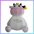 inflatable cow giant customize oxford Mall advertising decoration white waterproof material cartoon animal cattle