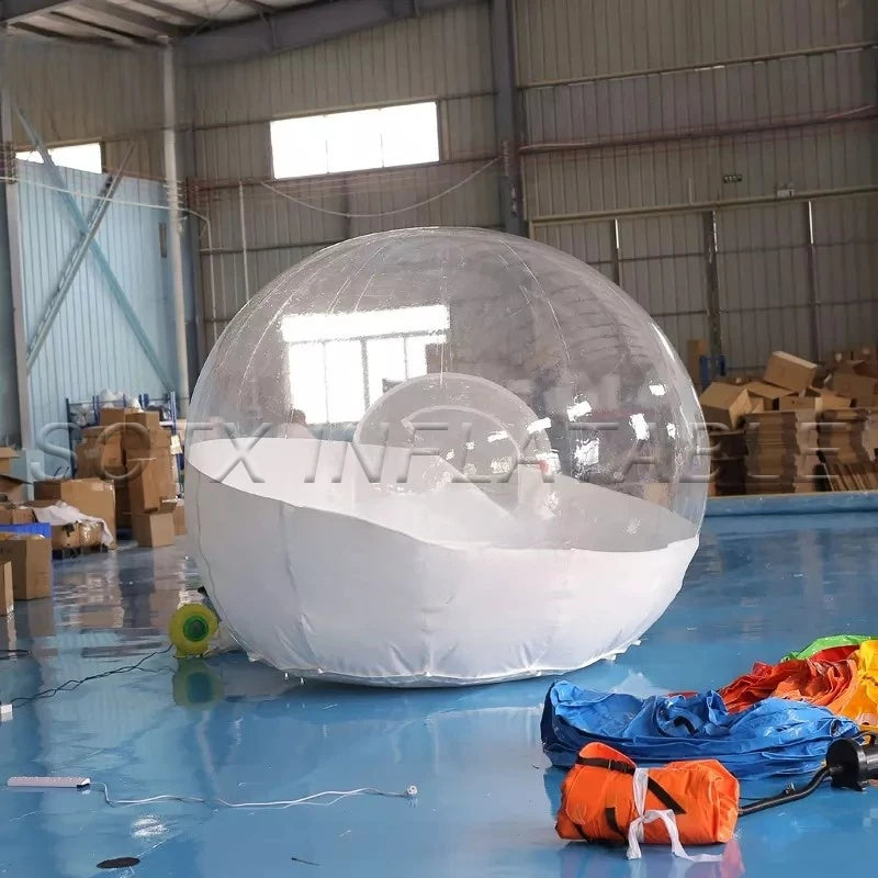 Stargazing Camping Wedding Inflatable Bubble Dome House Tent Transparent Outdoor Dome Tunnel Inflatable Bubble Tent for
