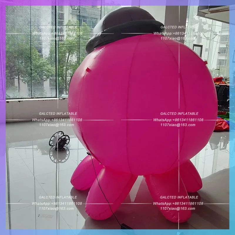 Theme Air Model Fresh Beach Bazaar Inflatable cartoon cute Octopus Octopus Ocean night market bar atmosphere interaction