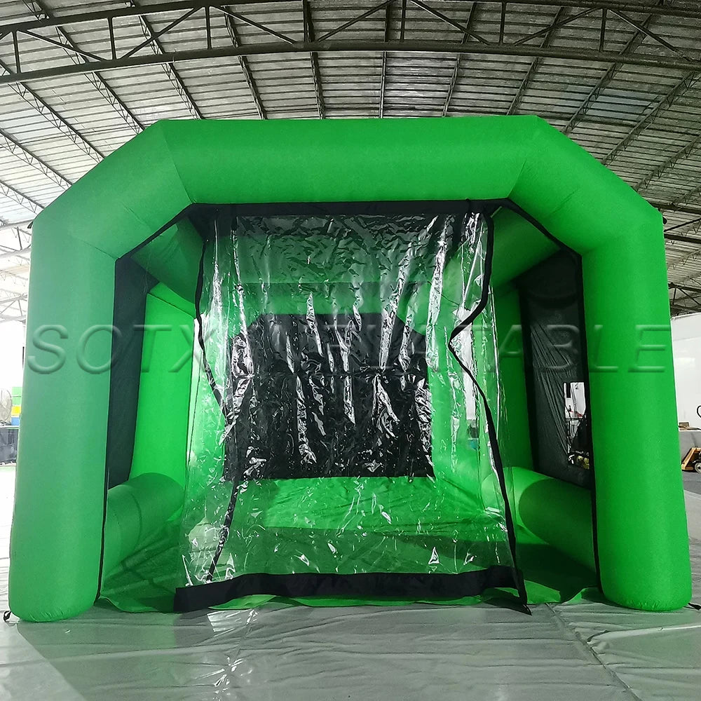 spray paint booth for car Free Shipping personalized 6/7/8 meters giant inflatable spray booth tent / portable inflatable