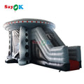 Party Outdoor Jumping 24.6ft Inflatable Spaceship Slide Jumping Bounce Inflatable Moonwalk Bounce House Castle for Kids