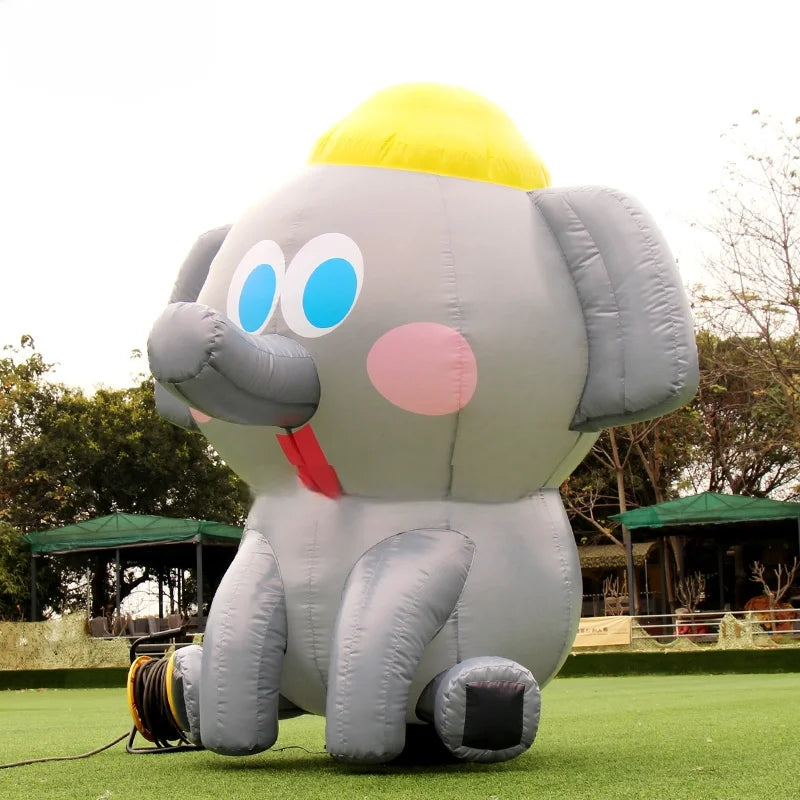 Inflatable Toys Elephant 2 Meters High Large Cartoon Animal Balloon Toy For Decoration-toys