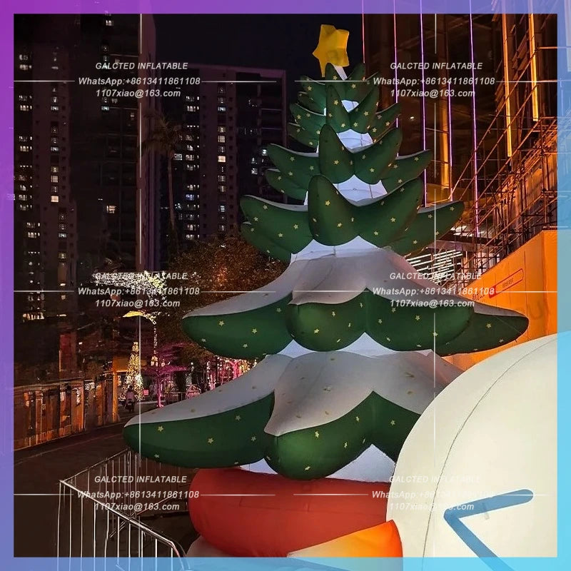 christmas tree green trees New year inflatable  for home shop store decoration