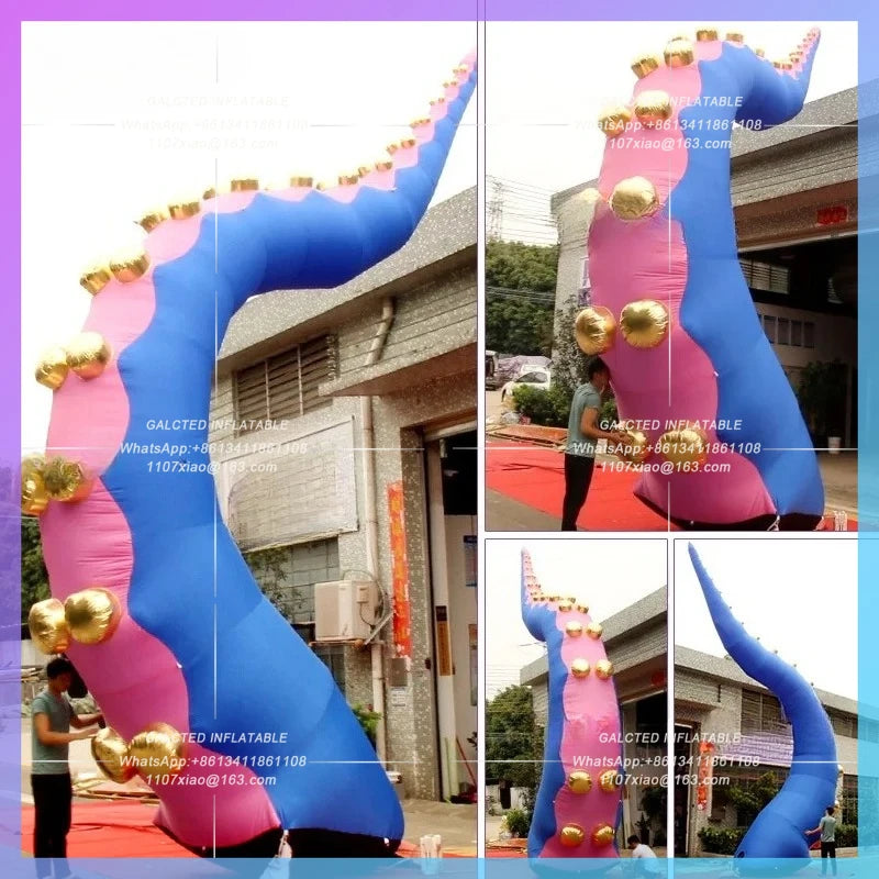 Inflatable Octopus Tentacles Balloons Toys 5 Meters(16.4Ft) High  Inflatable Toys  For Event Party Show Decoration