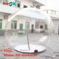 Stargazing Camping Wedding Inflatable Bubble Dome House Tent Transparent Outdoor Dome Tunnel Inflatable Bubble Tent for