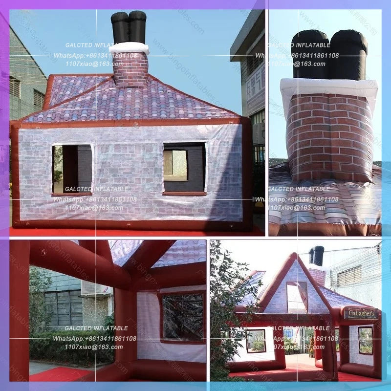 Pub House For Outdoor Giant Inflatable Inflated Tavern Inflatable Summer Blow-up Bar Tent With Free Blower - BG-A1246