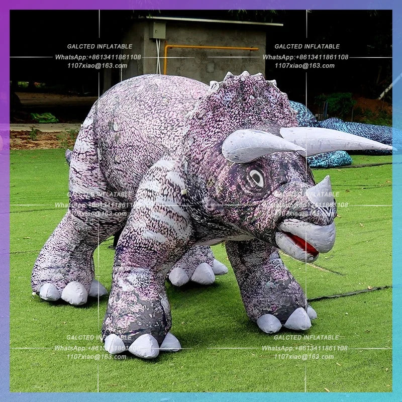 Inflatable Dinosaur Balloon Jurassic Theme Giant Replica 3m Length For Children Park Yard Event Decoration Toys
