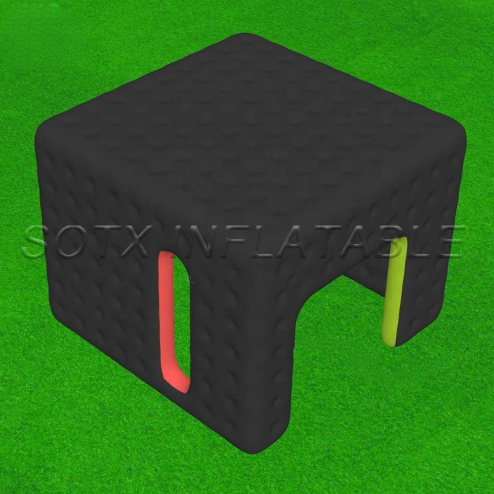 Giant Mobile Room Structure With Do Customized Black Rubik Inflatable Cube Tent Large Event Showroom Wedding Party Marquee